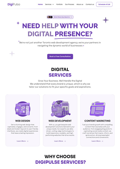 Service Marketing Website