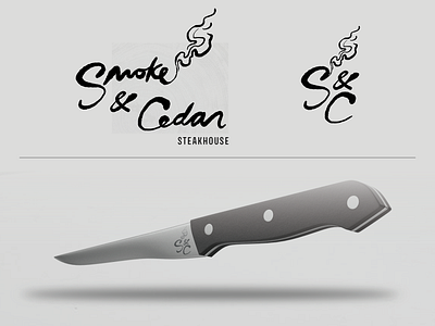 Smoke & Cedar branding / unused design adobe photoshop brand brand design brand identity branding casino hospitality industry illustration illustrator logo logo design luxurious luxury procreate restaurant rustic steakhouse type typography wordmark