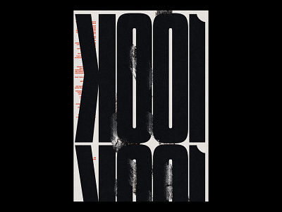 100K (462) clean design modern poster print simple type typography