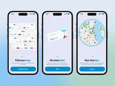 Onboarding animated screens for a navigation app animation app app design design map microinteraction mobile motion graphics navigation onboarding product rive transport ui ux