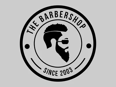 The barbershop Logo barbershop logo vintage