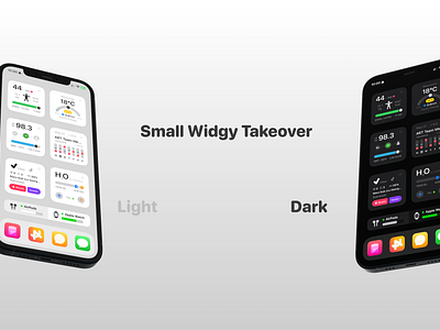Widget takeover apple design ios iphone ui widget