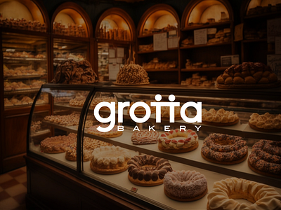 Grotta Bakery Logo Concept award bakery branding design eat fiverr food graphic design illustration logo logo design modern people signature logo toprated ui unique upwork