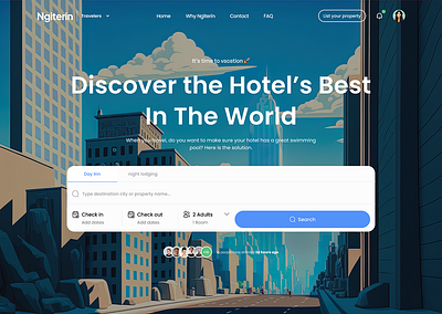Hotel Booking System branding logo ui ux web design
