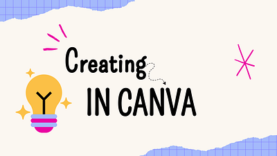 Creating in Canva Course motion graphics video