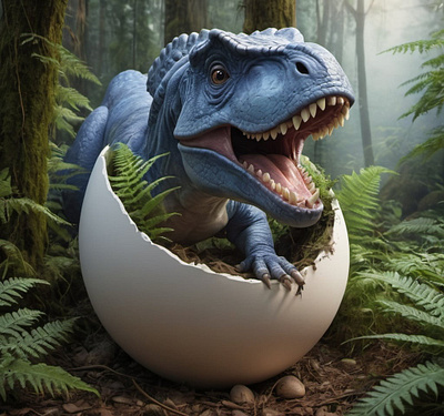 Take a look at these baby dinosaurs🦖 — which is your favorite? 3d ai animation artificial intelligence artist character design chat gpt creative design designer graphic design illustration open ai sora ui