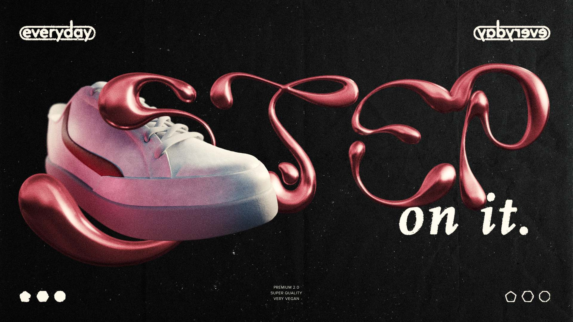 Step on it. Vegan Sneakers.