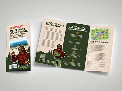 Marketing Campaign | Firewise Forest brand identity branding design graphic design illustration logo spokane vector