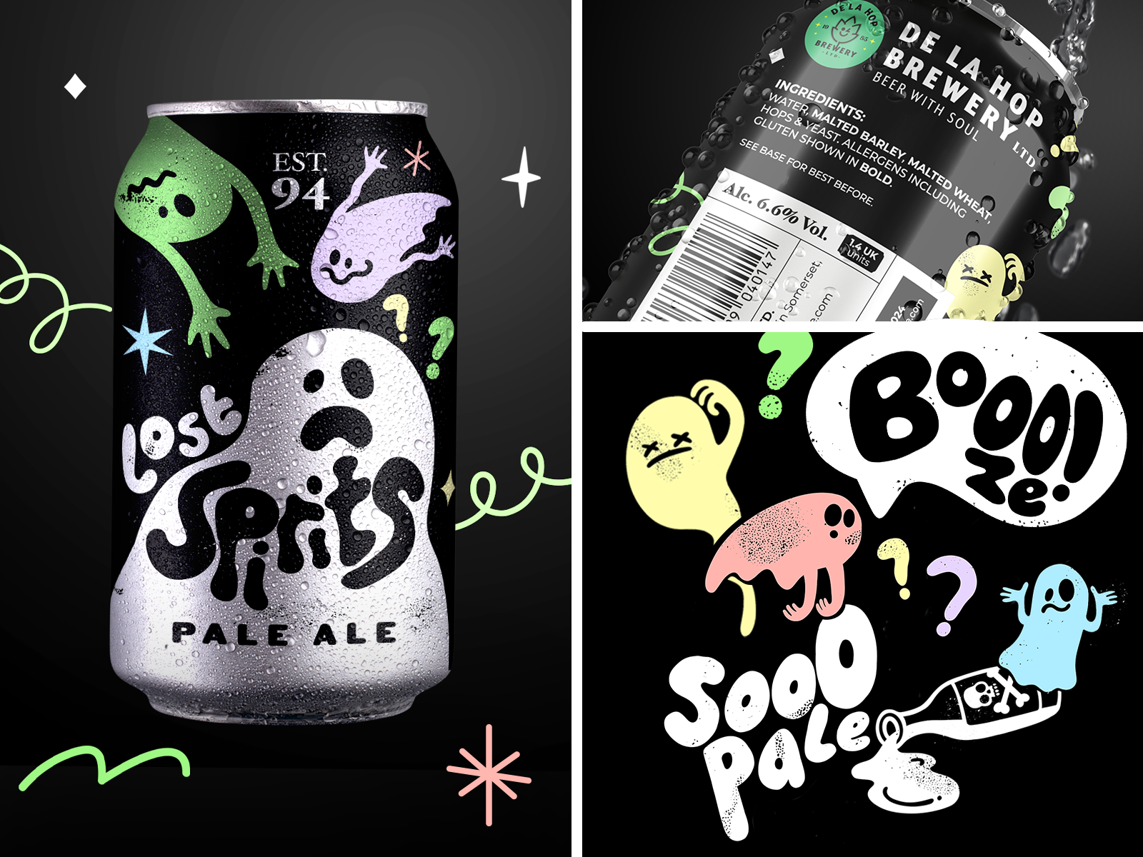 Lost Spirits Pale Ale label design