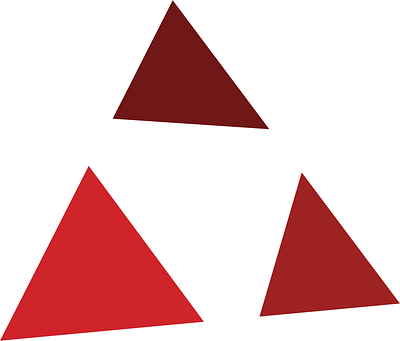 Logo TrinSights logo red triangle