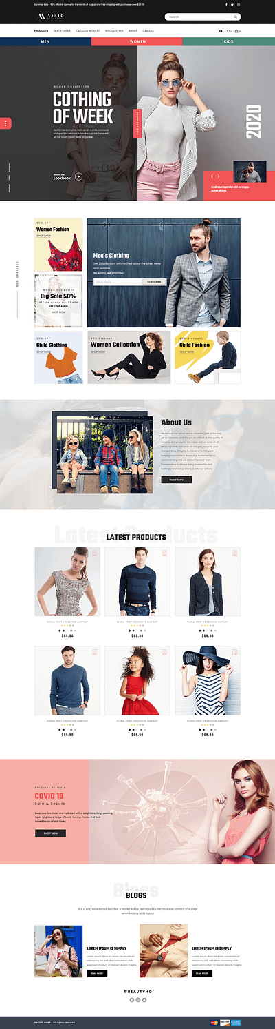 Clothing Industry - Websites branding clothing industry cms css figma graphic design html5 illustration photoshop php seo ui vector website website design website developement wordpress wordpress development