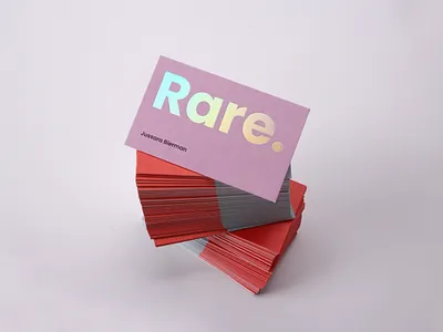 Rare. Hologram Foil Stamp Business Card UK branding business branding business cards custom cards hologram cards logo online cards premium cards