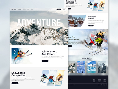 Atravel Landing Page branding figma travel ui uidesign uitravel uiux ux web webdesign