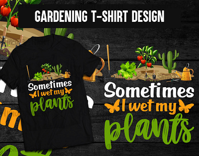 Gardening T-shirt Design garden tshirt designs