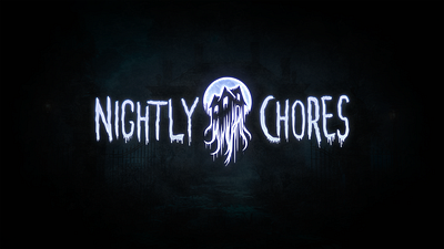 Horror Story Game Logo game art game logo horror game logo logo design