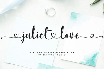 FREE FONT - Juliet Love Font - Connection Heart Font connection heart font heart font jimtype studio script font