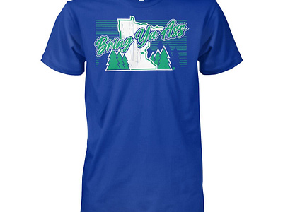 Minnesota Timberwolves Bring Ya Ass Shirt design illustration shirt
