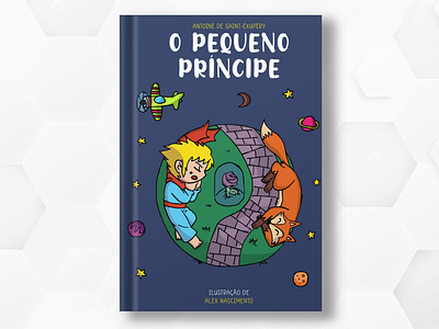 Reimaginando capa "O Pequeno Príncipe" design graphic design illustration
