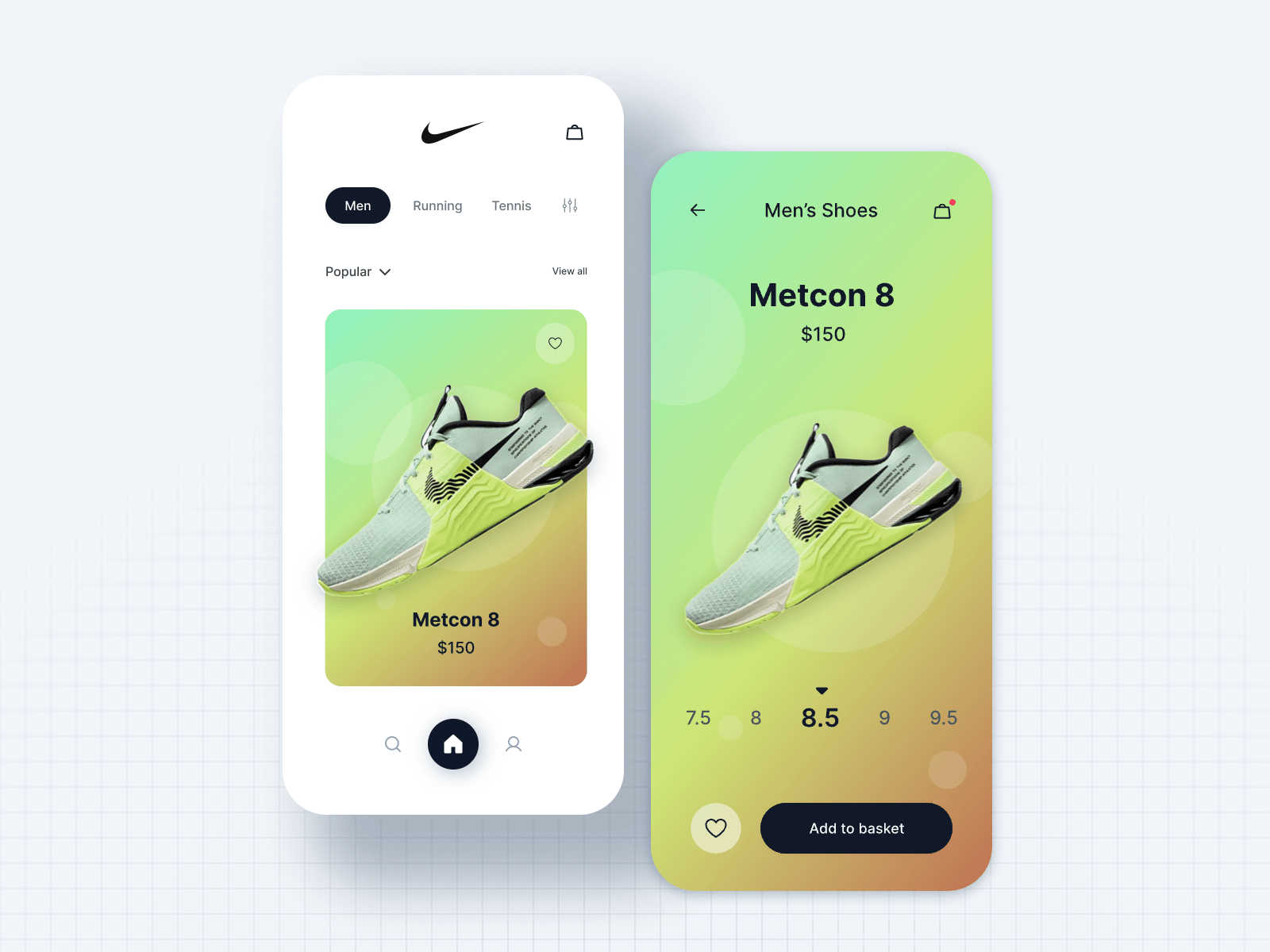 Nike App mobile mobile app motion graphics nike ui