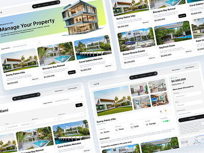 Luxe Real Estate App luxury property real estate ui uiux ux web app web design