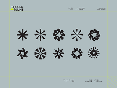 10 icons with 01 Line branding concept design designer dribbblers graphic design icons illustration illustrator logo