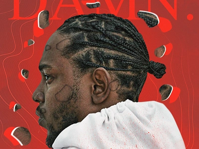 Kendrick Lamar - Album DAMN design graphic design music rap