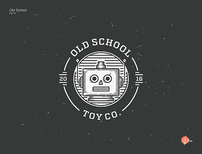 Old School Toy Co. branding design graphic design illustration logo vector