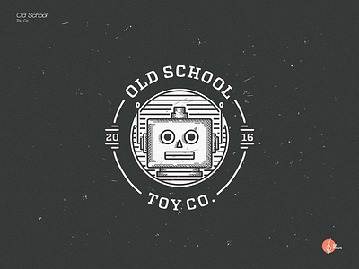 Old School Toy Co. branding design graphic design illustration logo vector