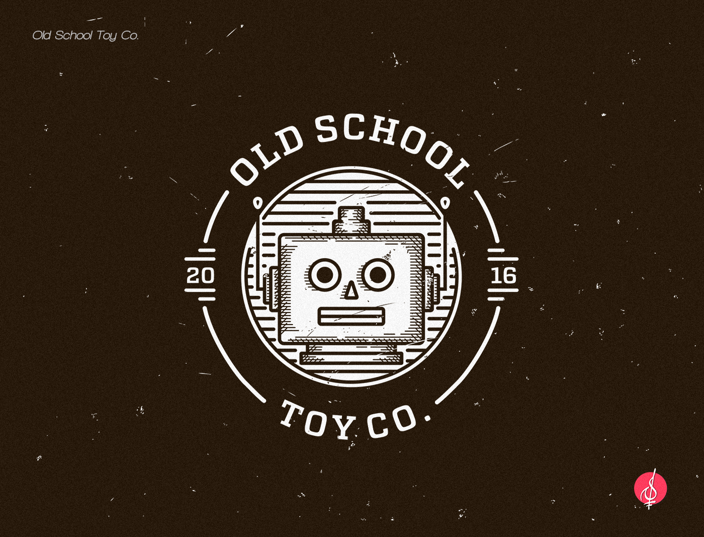 Old School Toy Co. branding design graphic design illustration logo vector