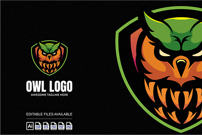 Owl Illustration Mascot Logo 3d branding colorful design graphic design illustration logo owl owl illustration mascot logo