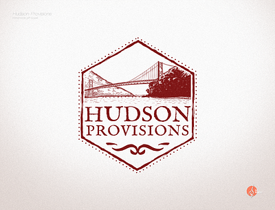 Hudson Provisions branding design graphic design illustration logo vector