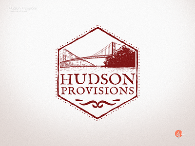 Hudson Provisions branding design graphic design illustration logo vector