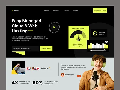 Hosting Service Landing page website business website home page homepage landing landing page landingpage marketing website page site web web design web page web site webdesign webpage website website design