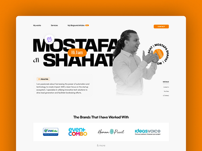 Personal Website Design alanmystique branding design graphic design minimal new personal website portfolio trending ui uiux web