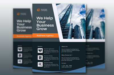 creative premium corporate business flyer design flyer design