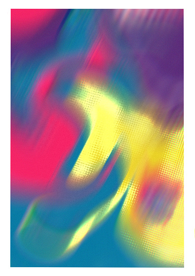 Loose Memory - Gradient Poster art blur color gaussian blur gradient graphic design halftone motion blur photoshop