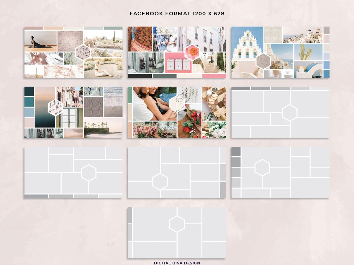 InDesign Mood Board Template Bundle By Krystal On Dribbble