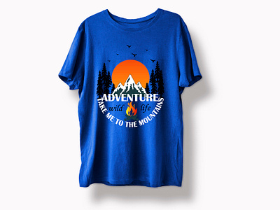 Adventure tshirt adventure branding custom design facebook graphic design illustration marketing motivationalquotes seasonalfashion tshirt typography