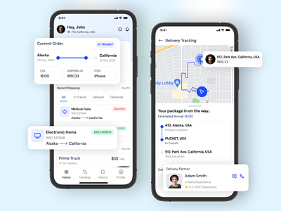 Transportation and Logistic App app design app development app ui delivery app delivery tracking design design webkul e commerce logistic logistic app logistic app ui retail transportation track transportation transportation and logistic app ui ux warehouse management webkul webkul design