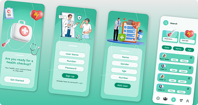 DIY Health Checkup UI branding design product design ui uidesign ux uxdesign