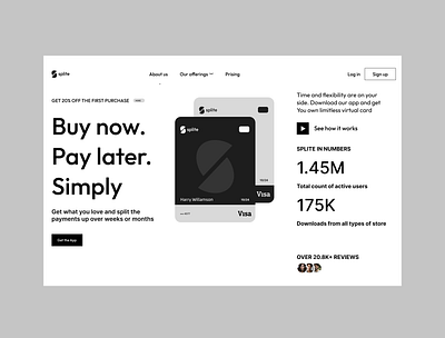 Card Payment Web ui uiux web design