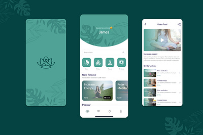 Meditation App design ui