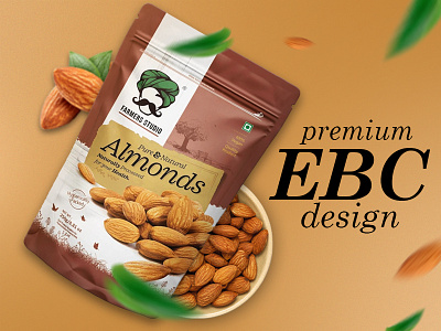 Almonds amazon premium a+ content design. branding graphic design