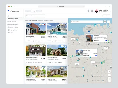 Proptservice - Details Tooltip Dashboard app app design card cards clean component dashboard detail details management product design property property dashboard real estate rent saas sales dashboard tooltip ui ux