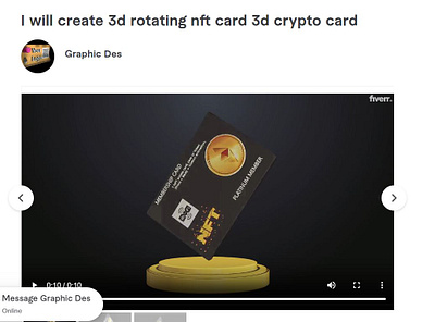 3d card #crypto #bitcoin #cryptocurrency #blockchain #ethereum 3d animation graphic design logo motion graphics