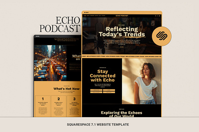 Squarespace Website Podcast Template podcast launch kit podcast site theme podcast website podcaster template speaker website squarespace blog squarespace template squarespace theme squarespace website website design website template website theme