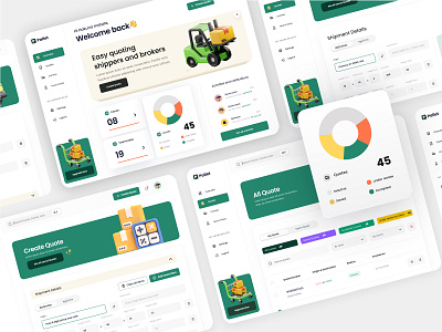 Responsive Dashboard UI for Pallet 2024 cms cms ui dashboard dashboard app dashboard ui modern ui neelpari responsive ui saas saas ui saloni shippers and brokers transport ui ui ux web app web application web ui website