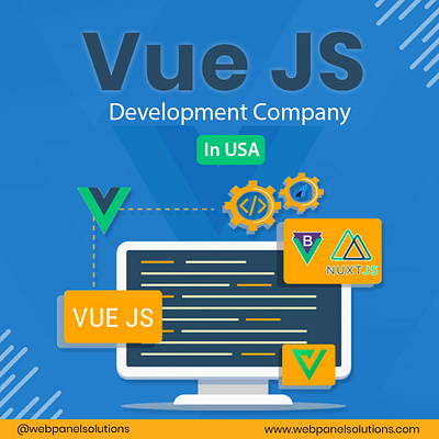 Online Vue JS Development Company - Web Panel Solutions vue js vue js development company