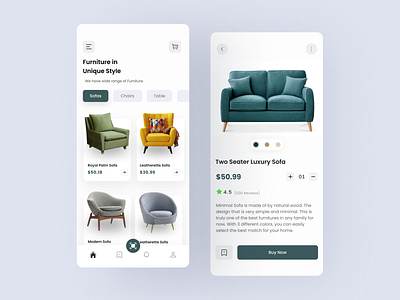 Modern Furniture App Ui Design 3d animation app app design branding design furniture app graphic design logo minimalist app motion graphics product design typography ui ui design user experience user interface ux ux design web app