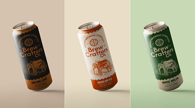 Brew Crafters Co. | Packaging & Branding beer brand beer brand branding beer brand identity beer brand packaging beer packaging brand identity branding brewing logo design packaging design